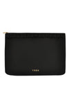 Clutch ruffle - black - #1