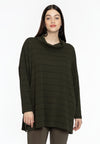 Pullover turtle neck TRICOT - green 