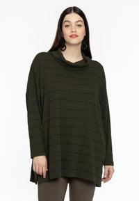 Pullover turtle neck TRICOT - green - #1