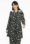 Tunic wide bottom collar ALBA - black - #1