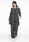 Tunic wide bottom collar ALBA - black - #2