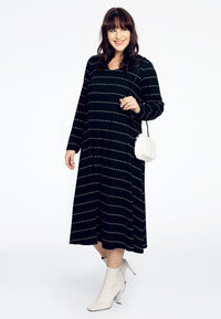 Dress zipped back TRICOT - black - #2