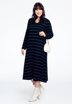 Dress zipped back TRICOT - black  - #2