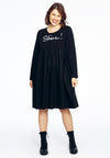 Sweater dress SHINE - black 