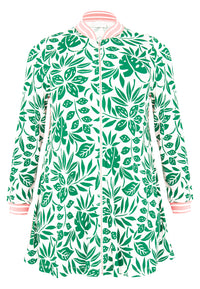 Cardi-jacket wide bottom MYKONOS - green - #4