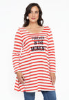 Tunic wide bottom FOREVER - red