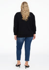 Sweatshirt lace sleeves - black - #3