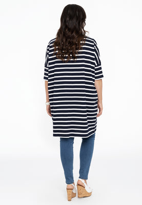 Dress wide T BRETON - blue - #3