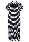 Dress collar slits BRETON - blue - #4