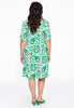 Blouse-dress ruffled MYKONOS - green  - #3