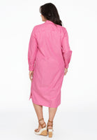 Blouse-dress long SMALL STRIPE - pink - #3