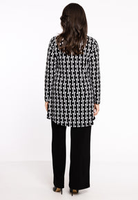 Tunic V-neck Pleat BETA - black - #3
