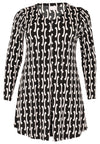 Tunic V-neck Pleat BETA - black - #4