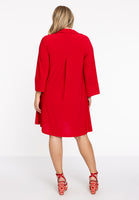 Tunic Swing collar DOLCE - red - #3