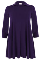 Tunic Swing collar DOLCE - purple - #4