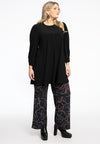 Trousers Wide Leg BIJOU - black 