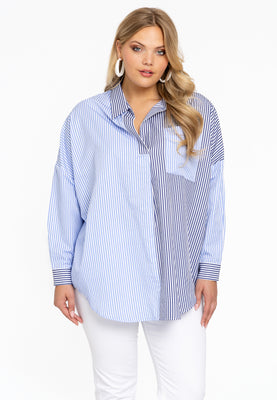 Blouse boxy RIGA - blue - #1