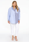 Blouse boxy RIGA - blue