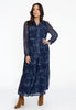 Dress ruffled DENIM MOUSSE - blue - #2