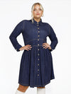 Dress pockets DENIM DOLCE - blue