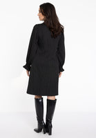 Dress ruffles PINSTRIPE - black - #3