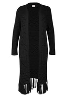 Cardigan long knit - black - #1