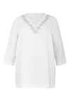 Tunic strass LINEN - white 