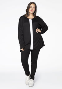 Pullover stripe wide - black - #2