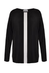 Pullover stripe wide - black - #4