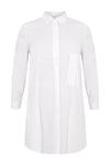 Blouse A-line - white - #4