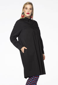 Blouse A-line - black - #1