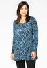 Tunic TIGER flare - blue