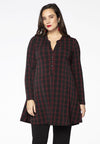 Tunic CHECK wide bottom - black - #1