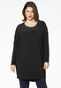 Tunic DOLCE chest pocket - black 