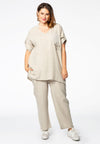Blouse star LINEN - green - #2