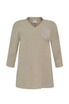Blouse star LINEN - green - #4