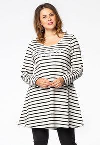 Tunic wide bottom Ciao BRETON - ecru - #1