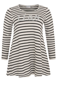 Tunic wide bottom Ciao BRETON - ecru - #4