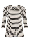 Tunic flare v-neck BRETON - ecru - #4