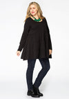 Tunic frilled ORGANIC COTTON - black - #2