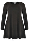 Tunic wide bottom MELEE - grey - #1