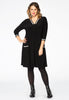 Tunic striped trim DOLCE - black - #2