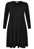 Dress seams ORGANIC COTTON - black  - #4