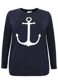 Sweater anchor - blue - #4