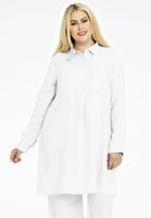 Blouse-dress LINEN - white - #1