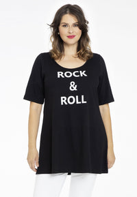 Tunic flare Rock & Roll - black - #1