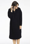 Sweater dress - black - #1