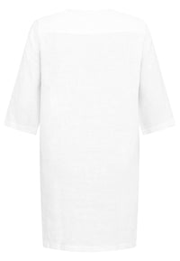 Tunic pintucks LINEN - white - #5