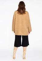 Pullover with cable knit - brown - #3