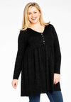 Tunic with buttons SILVER CRUSH - black - #2